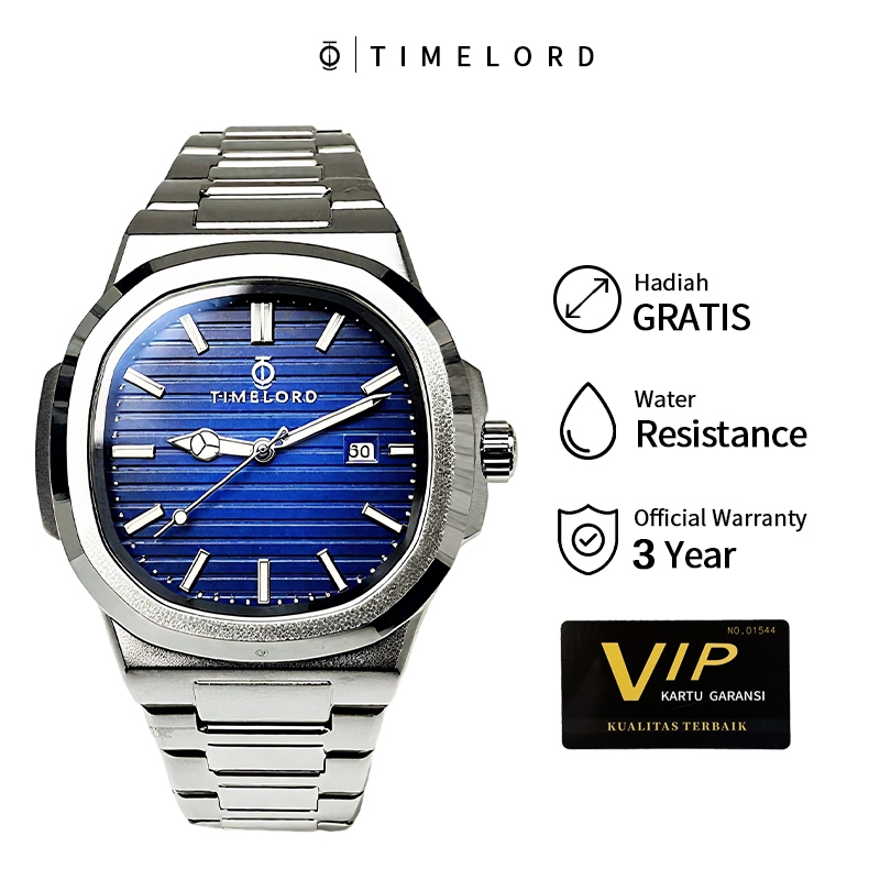 Jam Tangan Pria Otomatis TIMELORD 2066 Luxury Original Anti Air Free Box / Jam Tangan Pria Quartz