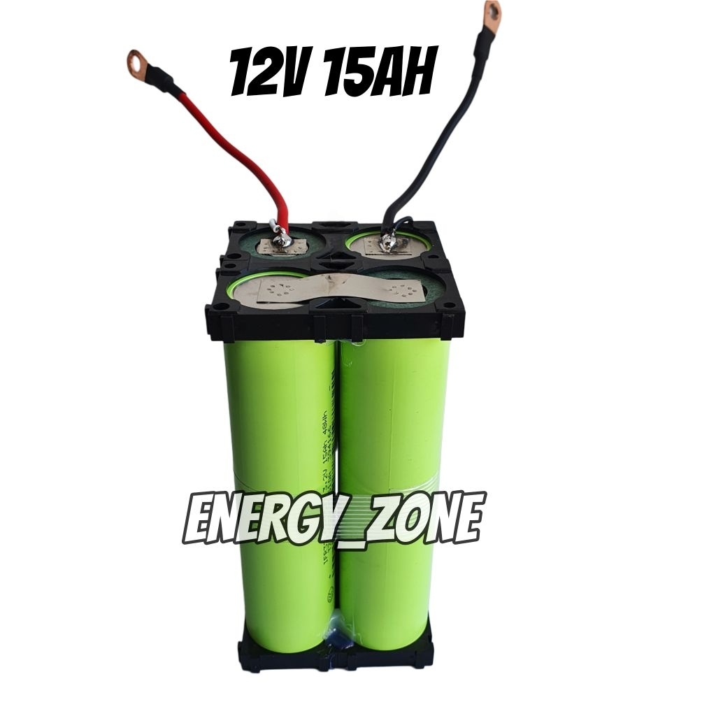 Jalanterangshop17 Baterau Lifepo4 12V 15Ah & 30Ah Rakitan
