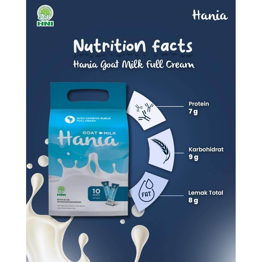 

HANIA SUSU KAMBING FULL CREAM 10 SACHET