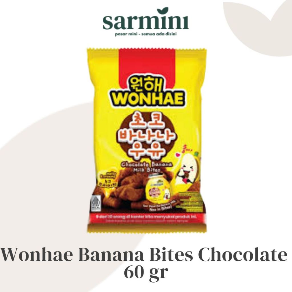 

Wonhae Banana Milk Bites Chocolate 60 gr