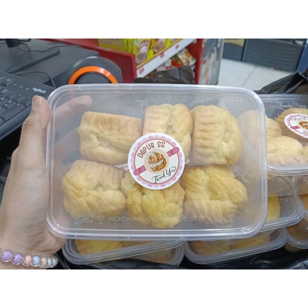 

KUE SOES / KUE SUS ISI 6 | Snack Manis Lembut