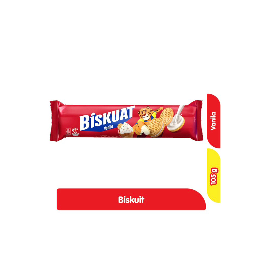 

Biskuat Sandwich Biskuit Vanila 105 gram