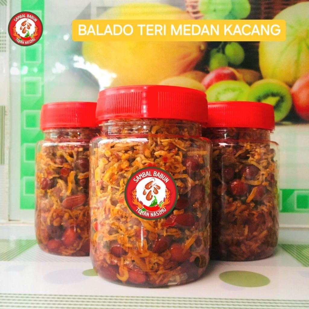 

Teri Kacang Balado 175 Gram - Balado Teri Kacang - Teri Medan Kacang Balado