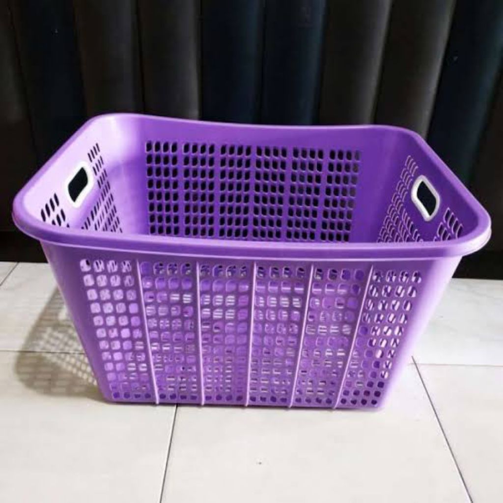 Keranjang Laundry Pakaian Baju Bersih Kotor Serbaguna / Keranjang Ikan Sayur Pajero
