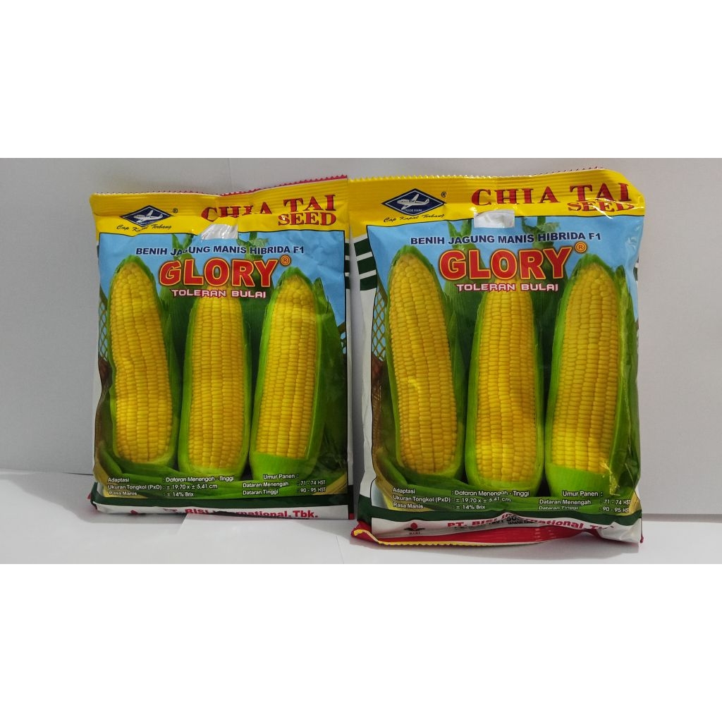 

JAGUNG MANIS GLORY Kemasan 250 gram - Benih Jagung Manis F1 BISI Cap Kapal Terbang