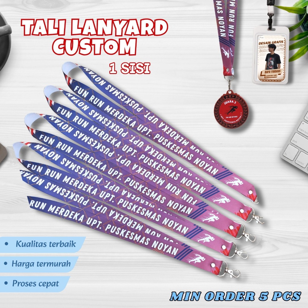 

Lanyard Custom Murah 1 Sisi – Desain Sesuai Keinginan