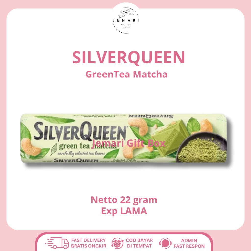 

Cokelat SilverQueen GreenTea Matcha by Jemari Gift Box