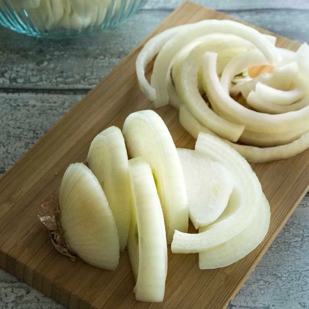 

Onion Slices / bawang bombay potong / bombai Frozen ( Sayur )