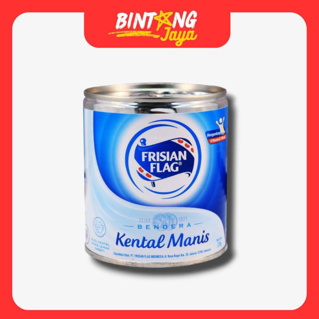 

Susu Frisian flag kaleng 370gr