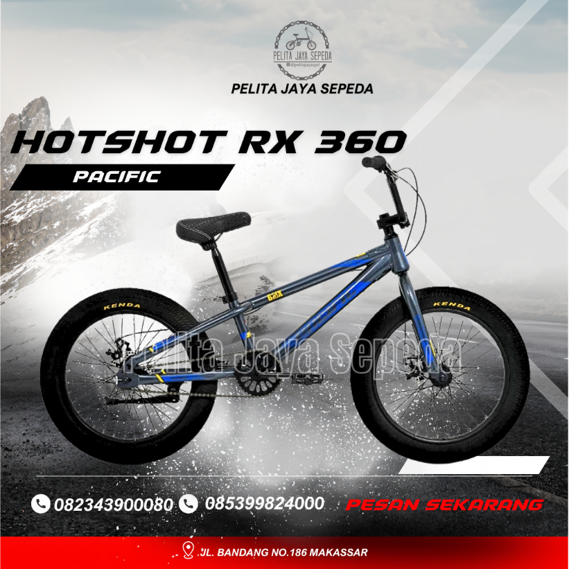 20 INCH SEPEDA ANAK LAKI LAKI ATAU BMX PACIFIC EXOTIC POLYGON ELEMENT