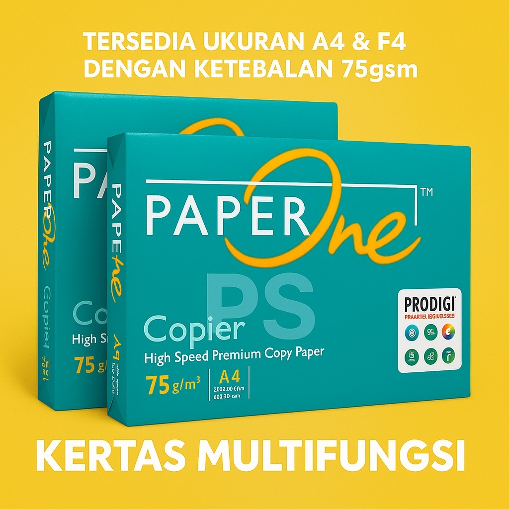 

Kertas HVS Fotocopy PaperOne A4 & F4 75gsm – High Speed Premium Copy Paper 500 Lembar