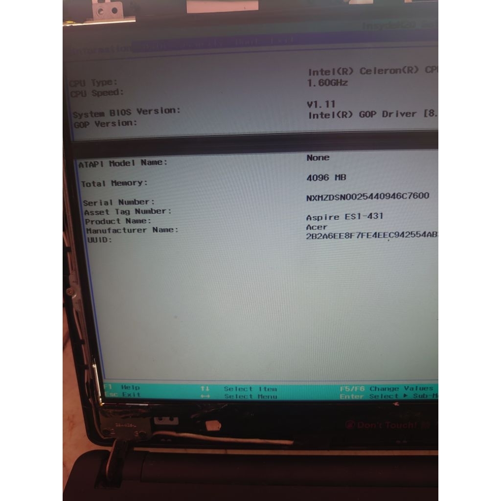 Motherboard Acer ES1-431 bonus casing