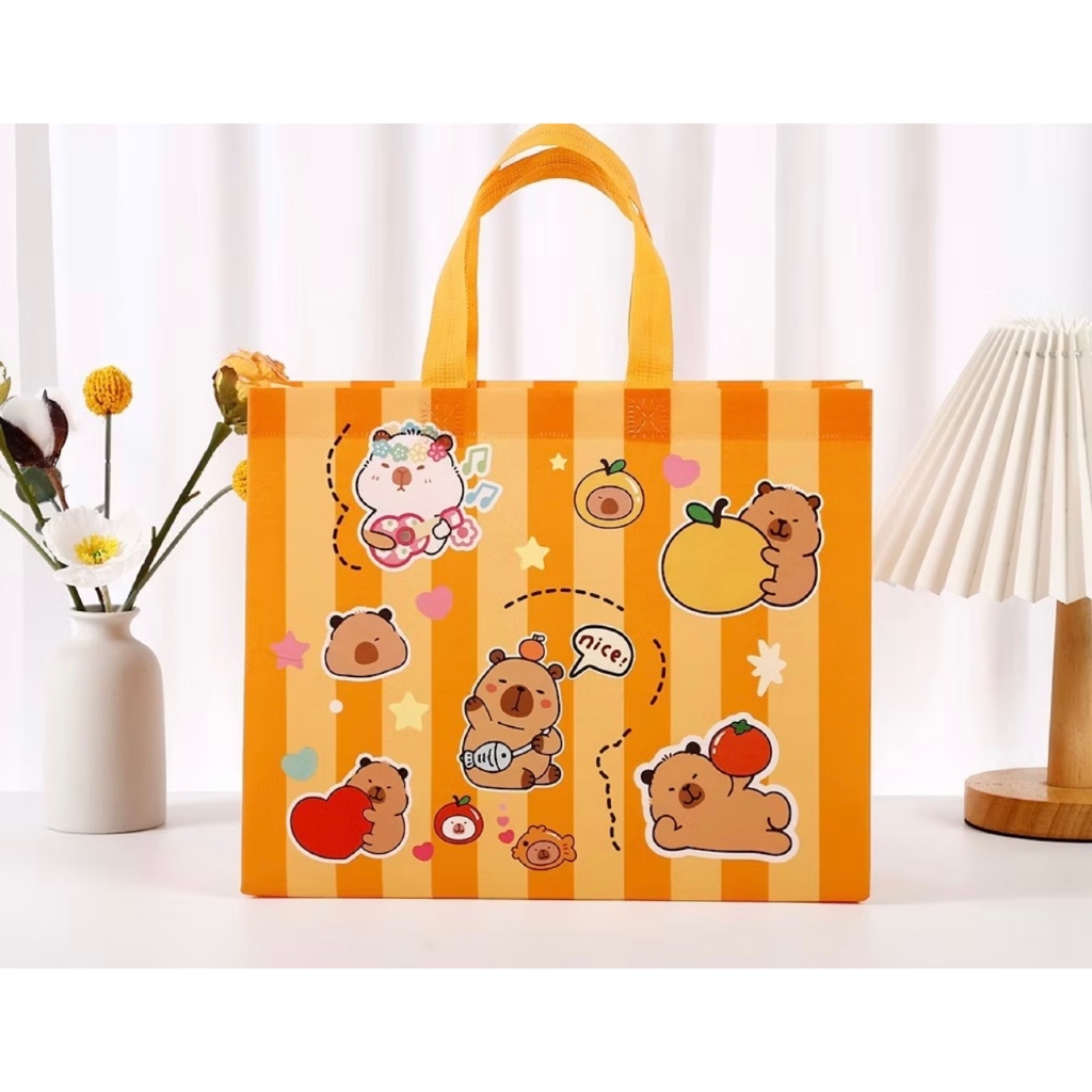 

Goodie bag-Tas Belanja tas Jinjing tas spunbond tas souvenir premium tebal dan kuat/Terlaris lipat jumbo/ waterproof/shopping bag Tas Belanja Murah Karakter Kartun