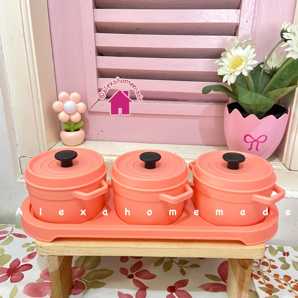 WADAH BUMBU CORAL /tempat bumbu unik/wadah bumbu lucu