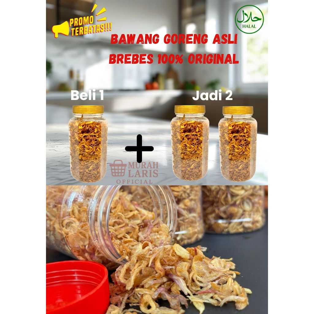

PROMO TERBATAS, Beli 1 Gratis 1 Bawang Goreng 200gr Murah