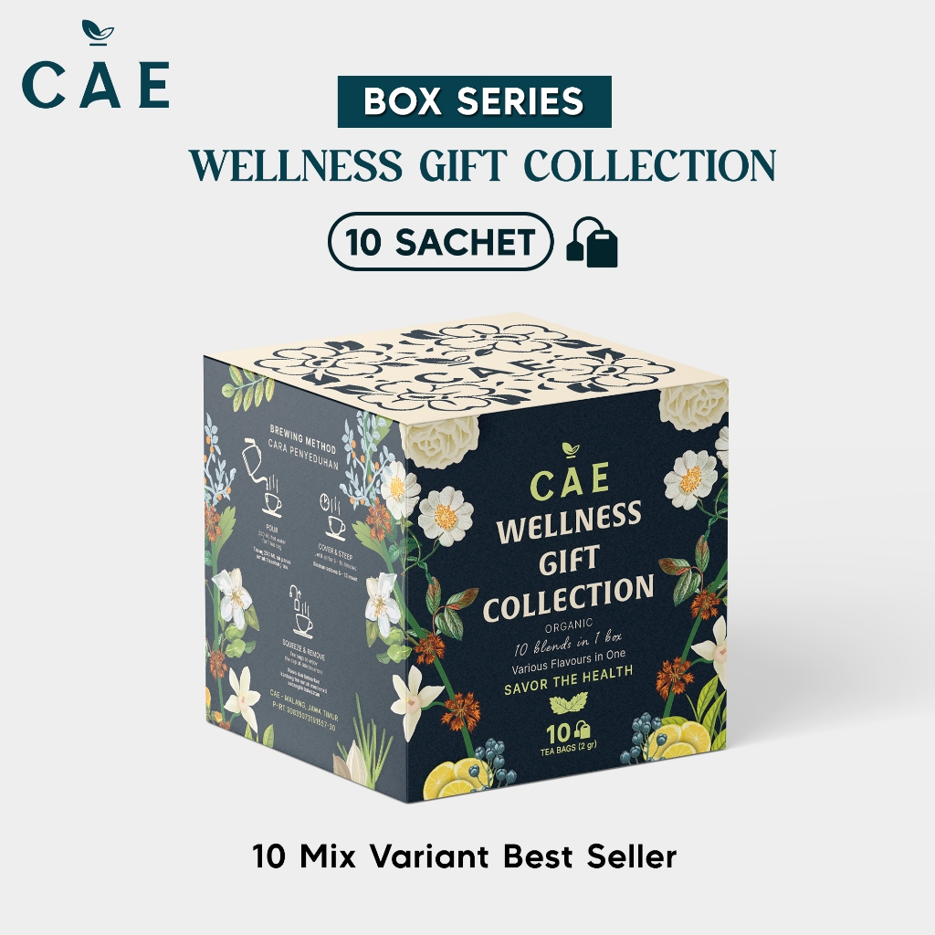 

BOX WELLNESS GIFT COLLECTION | Herbal Tea Blend Flu Fighter Cough Day To Day Detox Little Lift Sleep Well Calm Acid Wakey Wakey Refresh Brain Booster Masala Chai