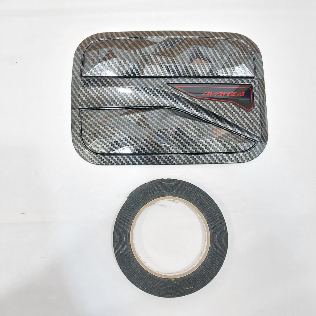 Isoka Variasi Tutup Tangki Avanza 2012 - 2021Motif Carbon