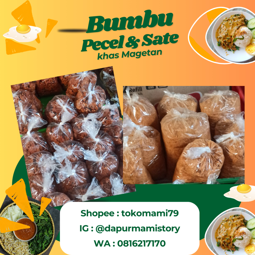 

Bumbu Pecel khas Magetan