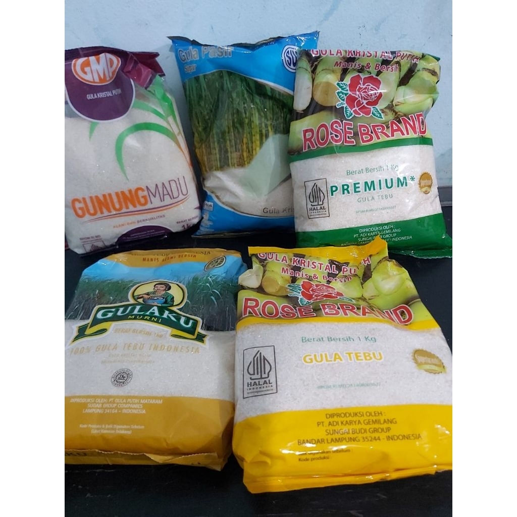

gula pasir 1 kg merk random
