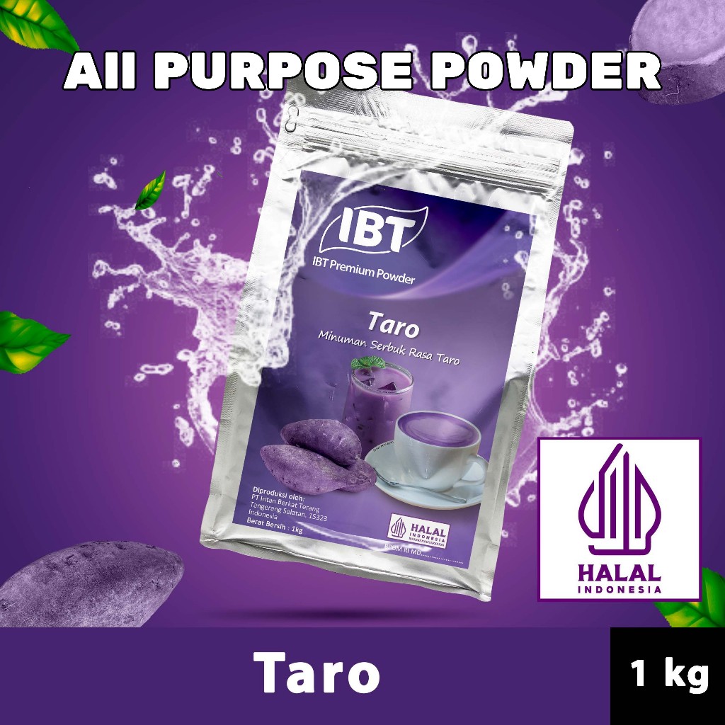 

Bahan Minuman Bubuk Talas Jepang. Taro Bubble Tea Drink Powder Bagus