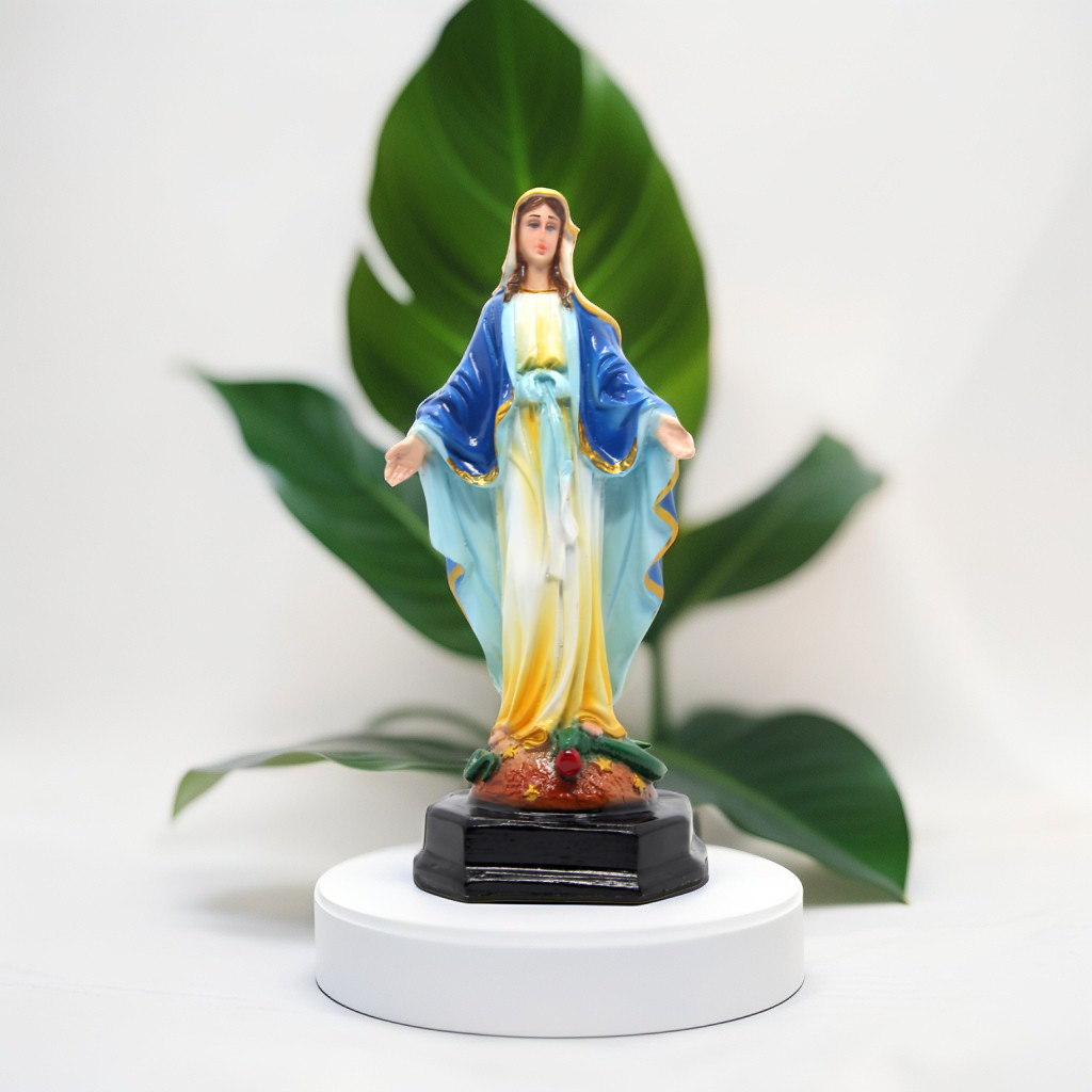 Feraristore Set Patung Maria Dan Yesus 25 Cm / Set Patung Bunda Maria Dan Yesus / Set Doa Katolik /