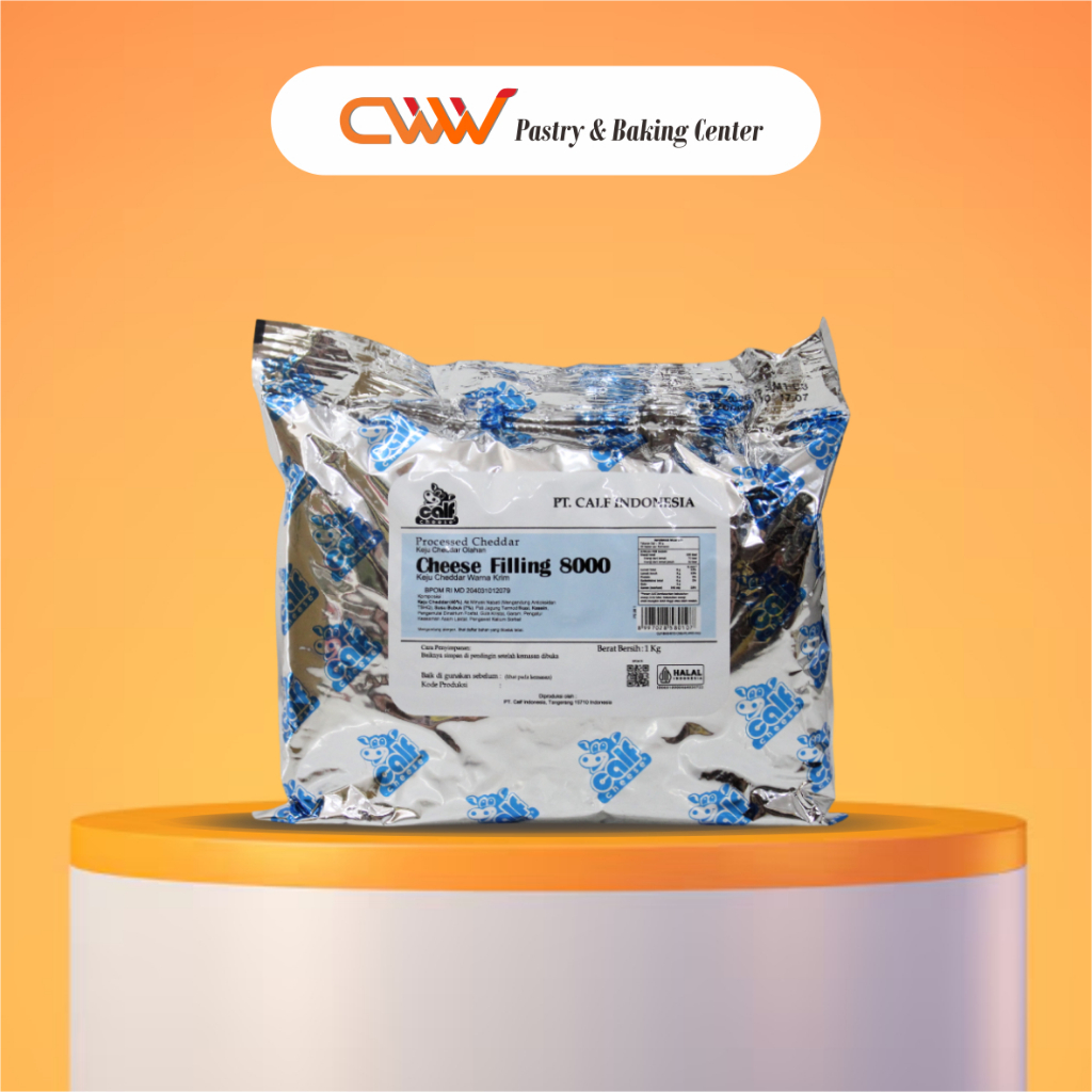 

Calf Cheese Filling 1kg Selai Cream Krim Keju Isian Topping Roti Kue Cemilan Jajanan Snack Dessert