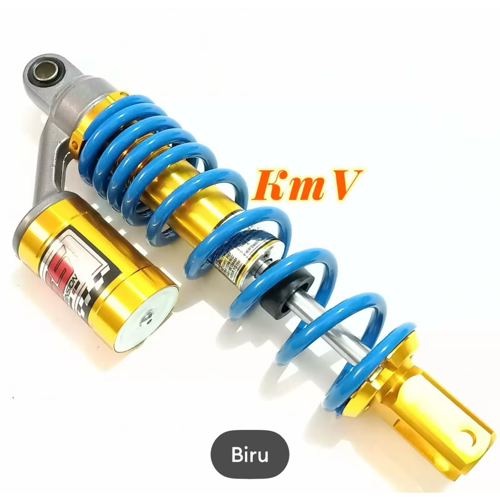 Shockbreaker / Shock Belakang Tabung Copy YSS 310MM Motor Beat Vario Scoopy Mio Soul Fino - Biru