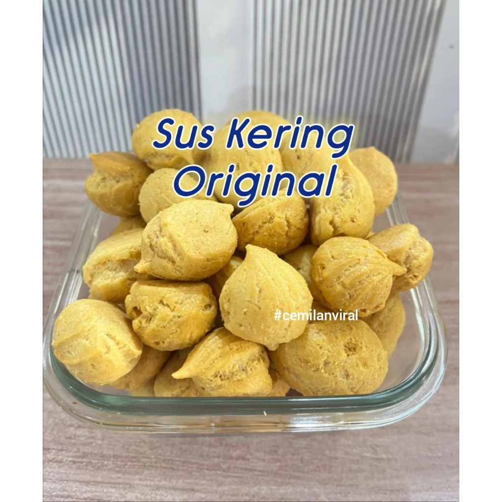 

Cemilan Viral Sus Kering Original Soes Rasa Ori Camilan Food Renyah Crispy Snack Makanan