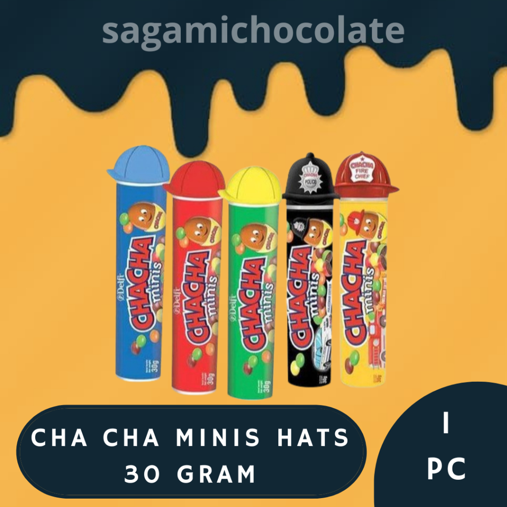 

CHA CHA MILK CHOC MINIS 30 GRAM 1 PC | CHACHA COKLAT TUBE KARAKTER / POLICE LIMITED EDITION