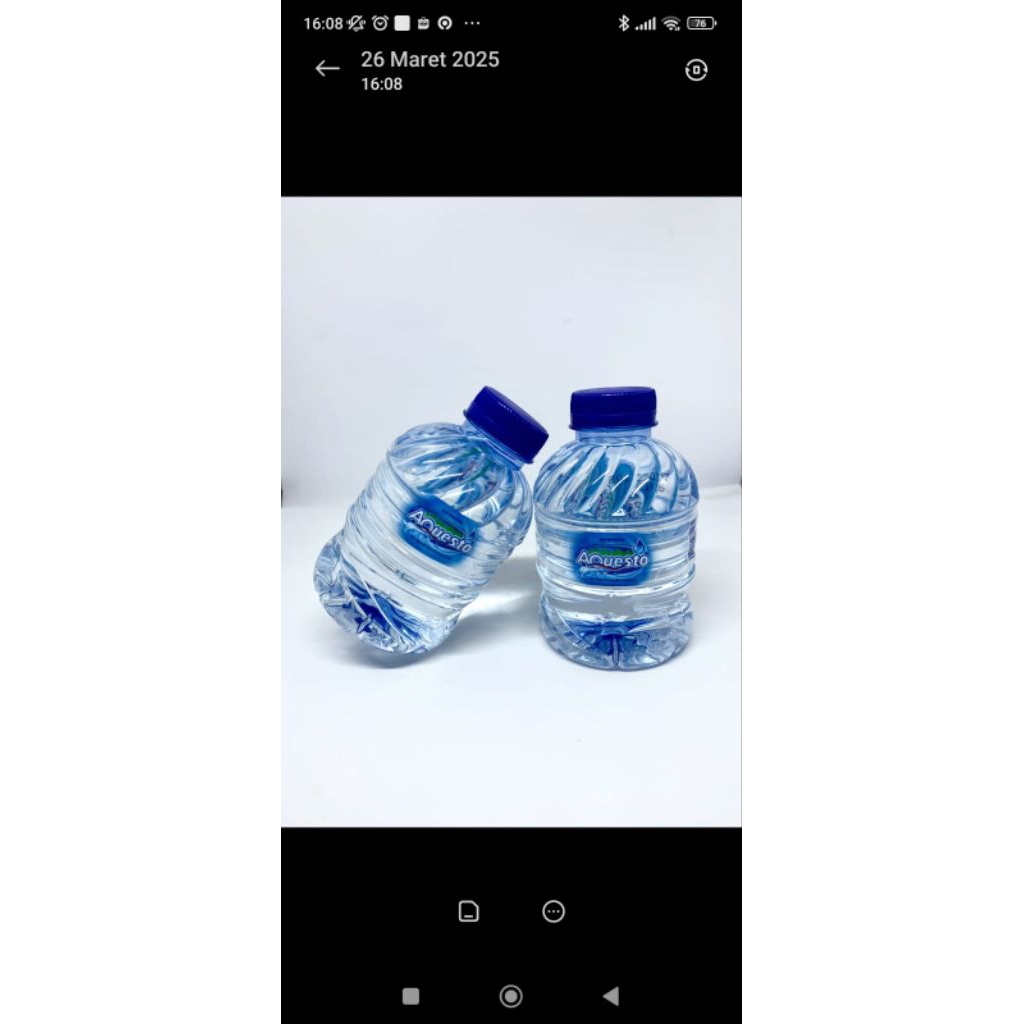 

air mineral Aquesto 220 ml bentuk mini lucu per carton isi 24 botol