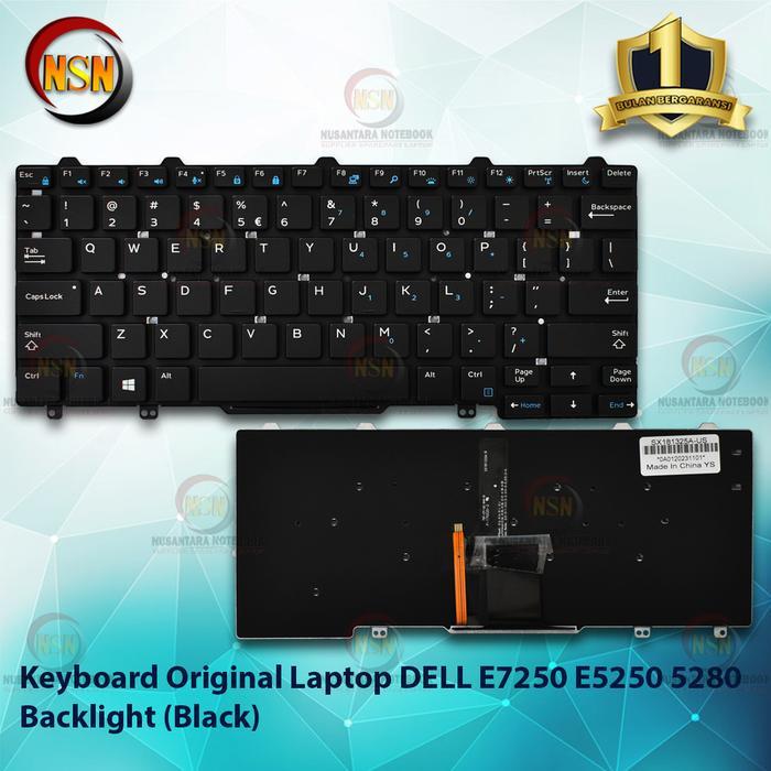 Keyboard Dell Latitude E7250 E5250 5280 Original (Backlight)