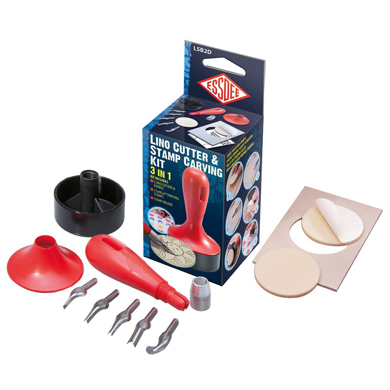

ESSDEE Lino Cutter & Stamp Carving 3-In-1 Kit