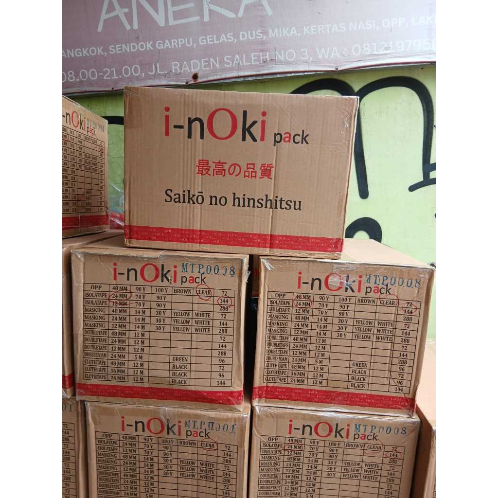 

Lakban Bening 1 Dus Merk Inoki 90yard