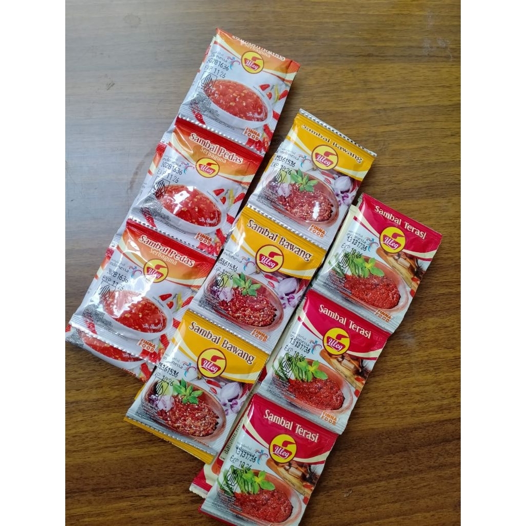 

Sambal Uleg Siap Saji Sambal Bawang Sambal Terasi Sambal Pedas
