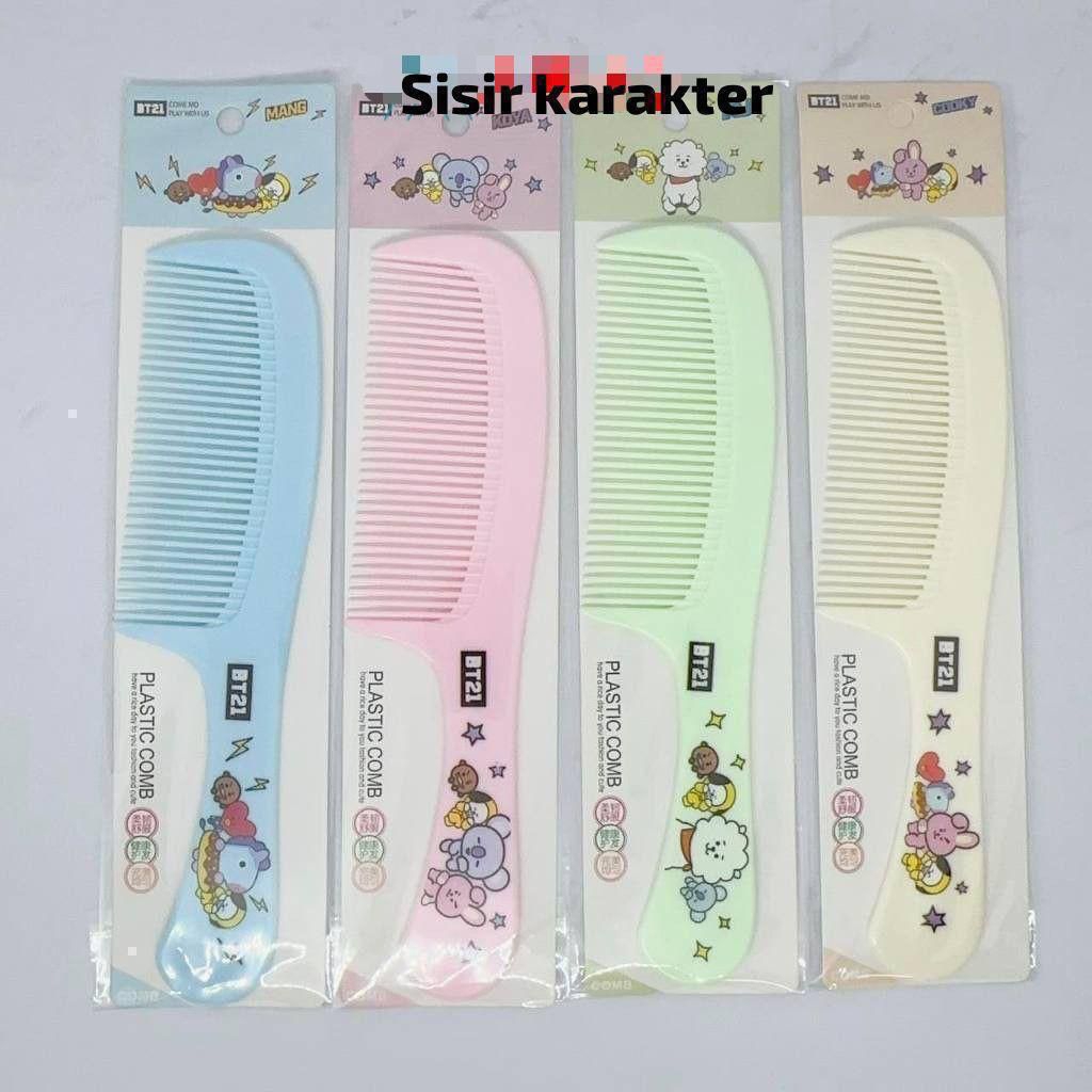 SISIR KARAKTER/ SISIR GAGANG RAMBUT ANAK/ SISIR RAMBUT KARAKTER PREMIUM