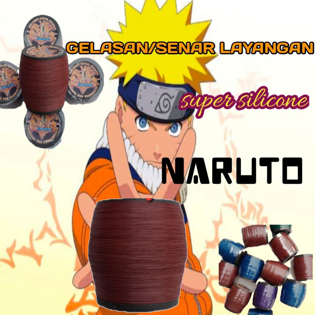 Gelasan/senar layangan BL 1.200 yard  super tajam cap NARUTO