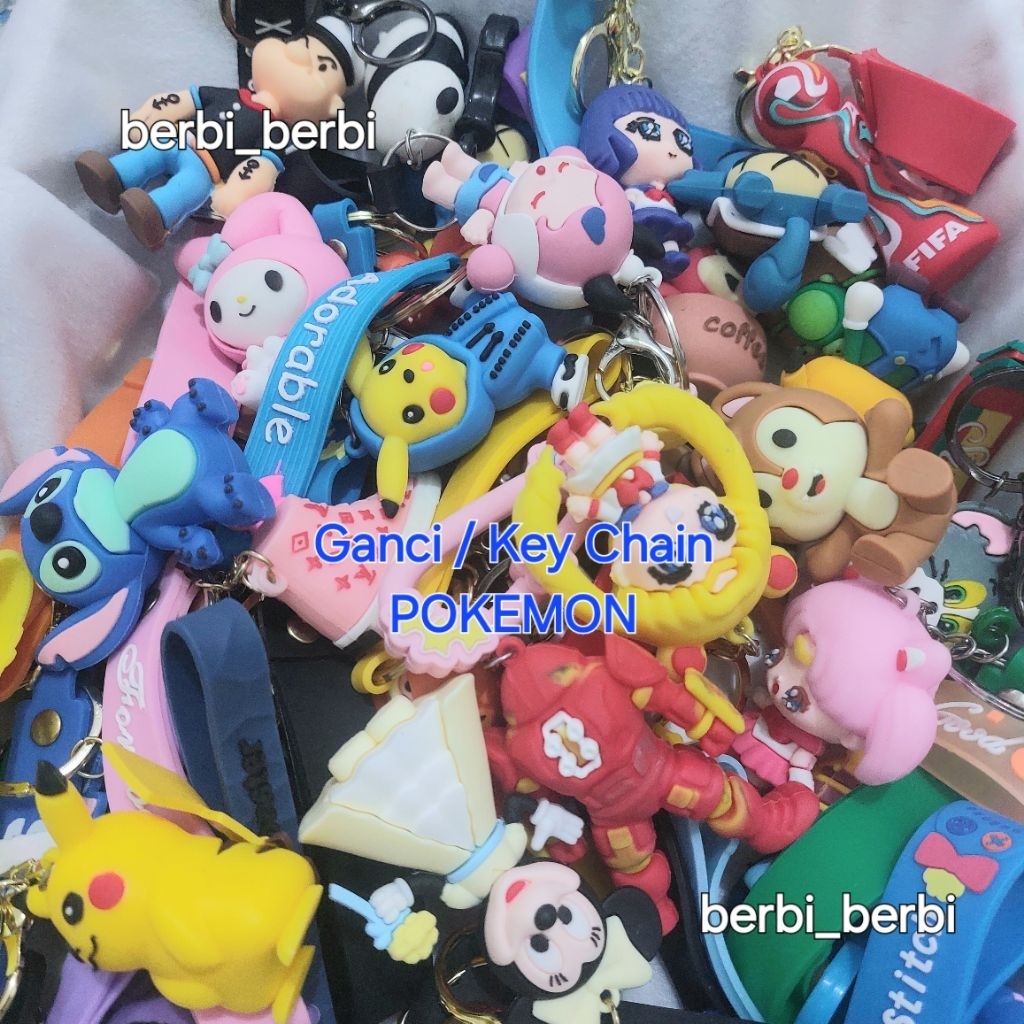Ganci / Key Chain Kwalitas Import - POKEMON