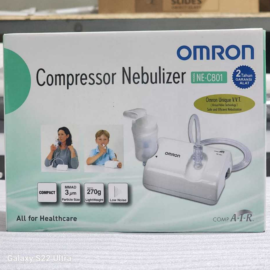 COMPRESSOR NEBULIZER NE-C801 OMRON / NEBULIZER OMRON / NEBULIZER UKURAN KECIL / ALAT UAP NEBUL