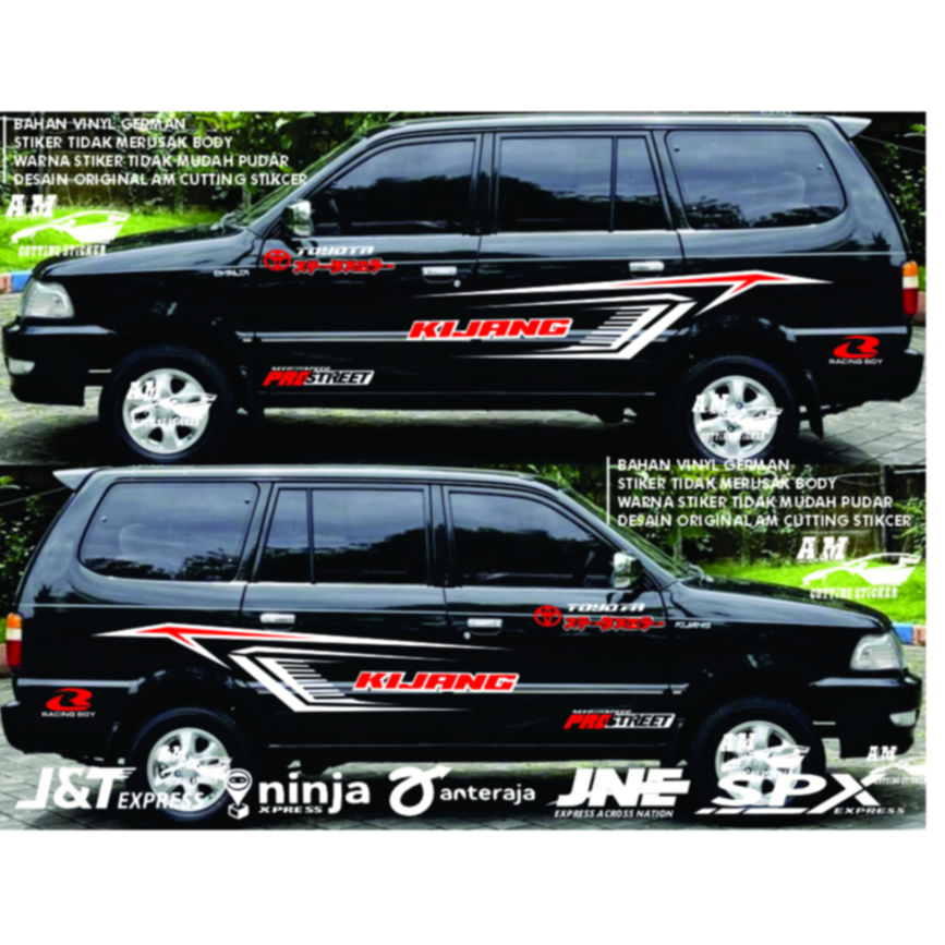 Stiker Mobil Kijang Super Stiker Body Kijang Super Stiker Kijang Super Cutting Sticker Terbaru