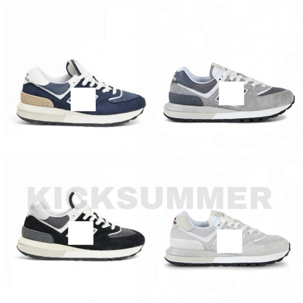 (KICKSUMMER) Sepatu 574 Legacy Navy