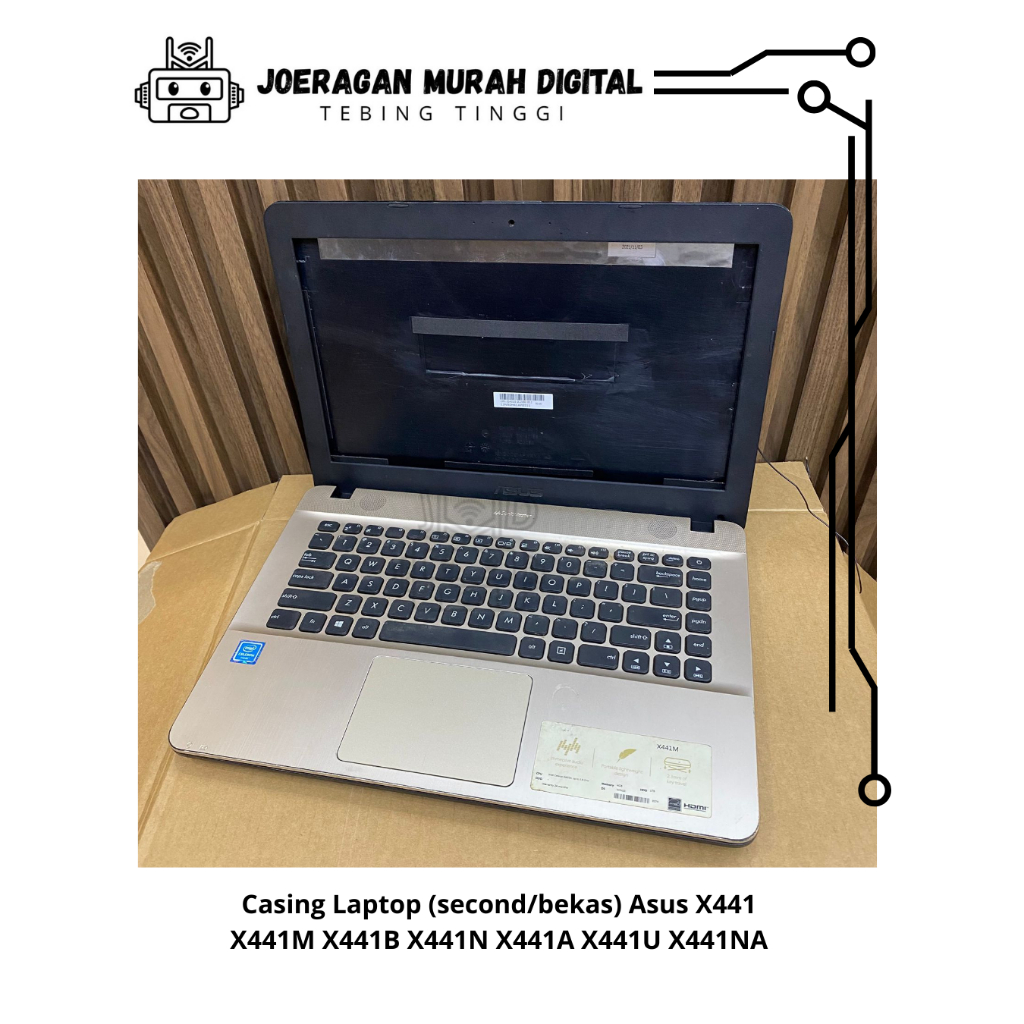 Casing Laptop Asus SECOND/BEKAS X441 X441M X441B X441N X441A X441U X441NA ( 100% ORIGINAL )