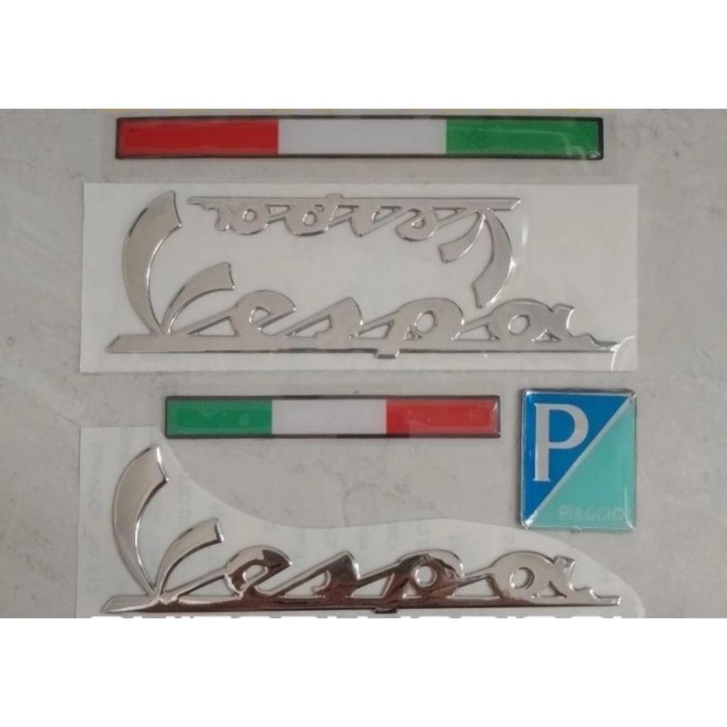 Emblem vespa atau aksesoris vespa aksesoris motor listrik