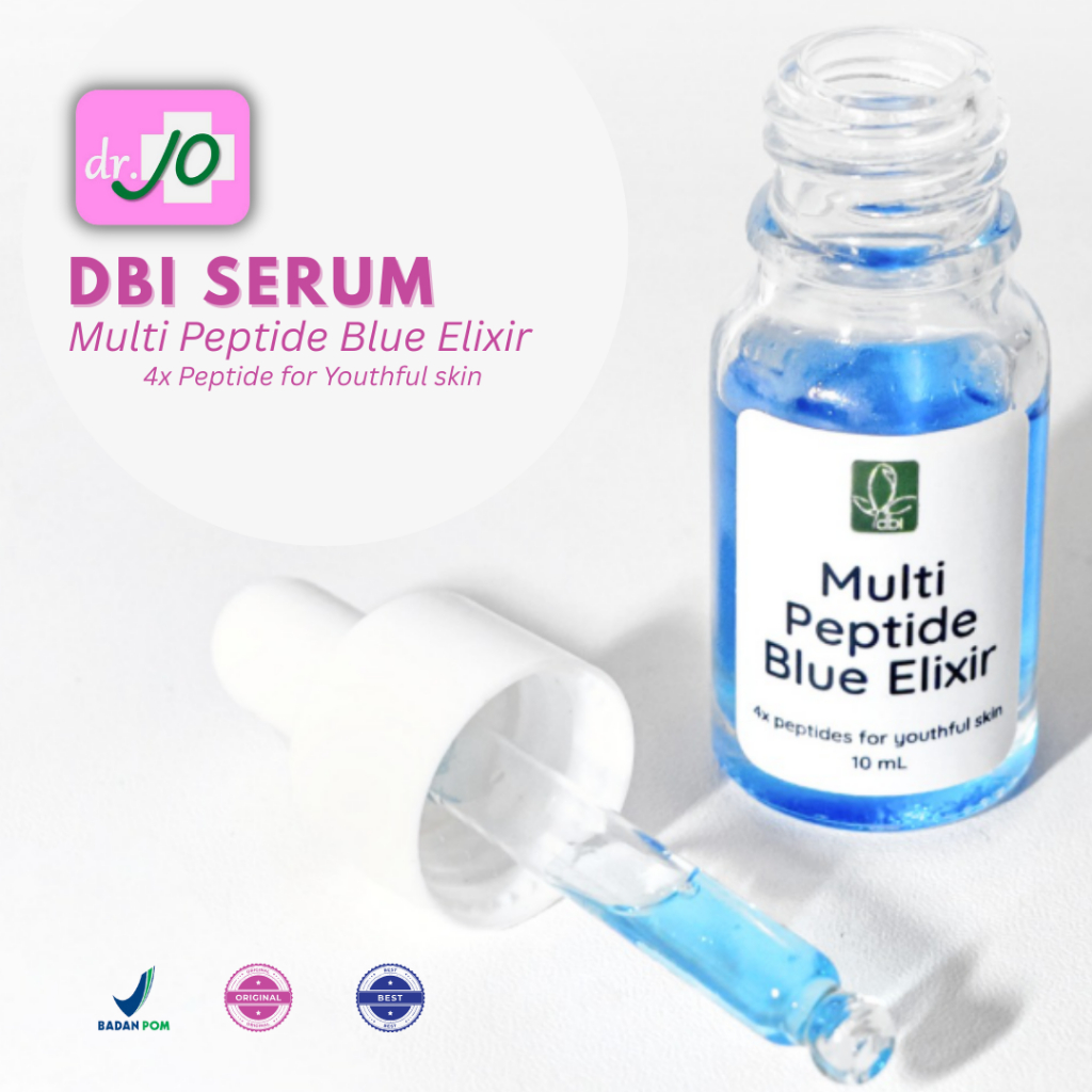 DBI SERUM BLUE ELIXIR 4X PEPTIDE  | SERUM ANTI AGING | SERUM BLUE ELIXIR | SERUM PEPTIDE | FOR WHITE
