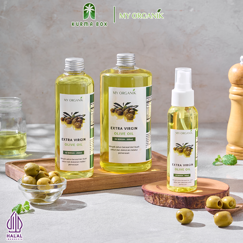 

My Organik Minyak Zaitun Extra Virgin Olive Oil Organic Premium Murni Asli 100% EVOO Kesehatan