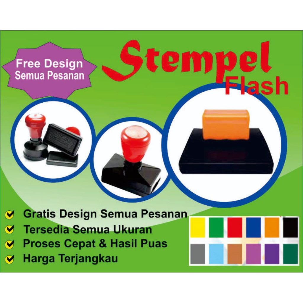 

pembuatan stempel warna plastik permanen kualitas ok