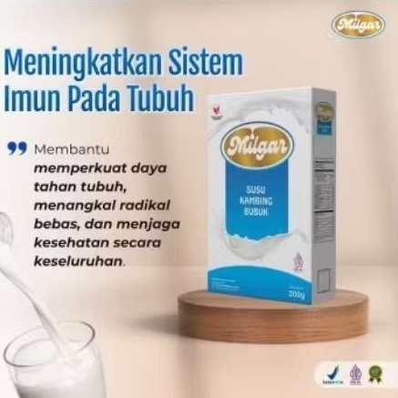 

SUSU KAMBING MILGAR (200gr), MENYEHAT TULANG & MENJAGA IMUN TUBUH