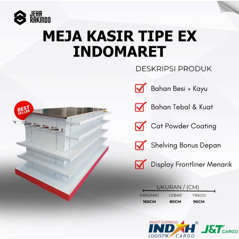Meja Kasir Model Indomaret Meja Kasir Minimarket Supermarket Meja Komputer Minimarket