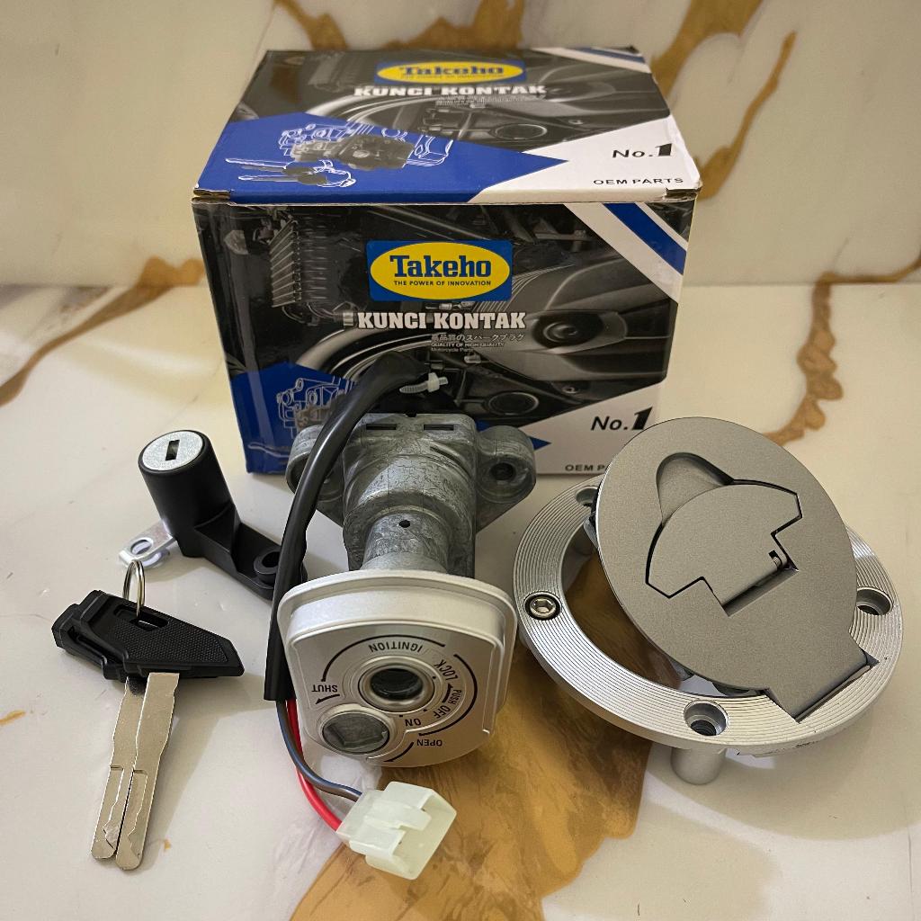 KUNCI KONTAK SET MOTOR VIXION NEW 2013 + TUTUP TANGKI (2TP-XH250-00) - TAKEHO