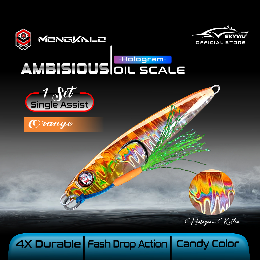 Mongkalo Ambisious Minyak noGID noMotif Candy 20 Orange