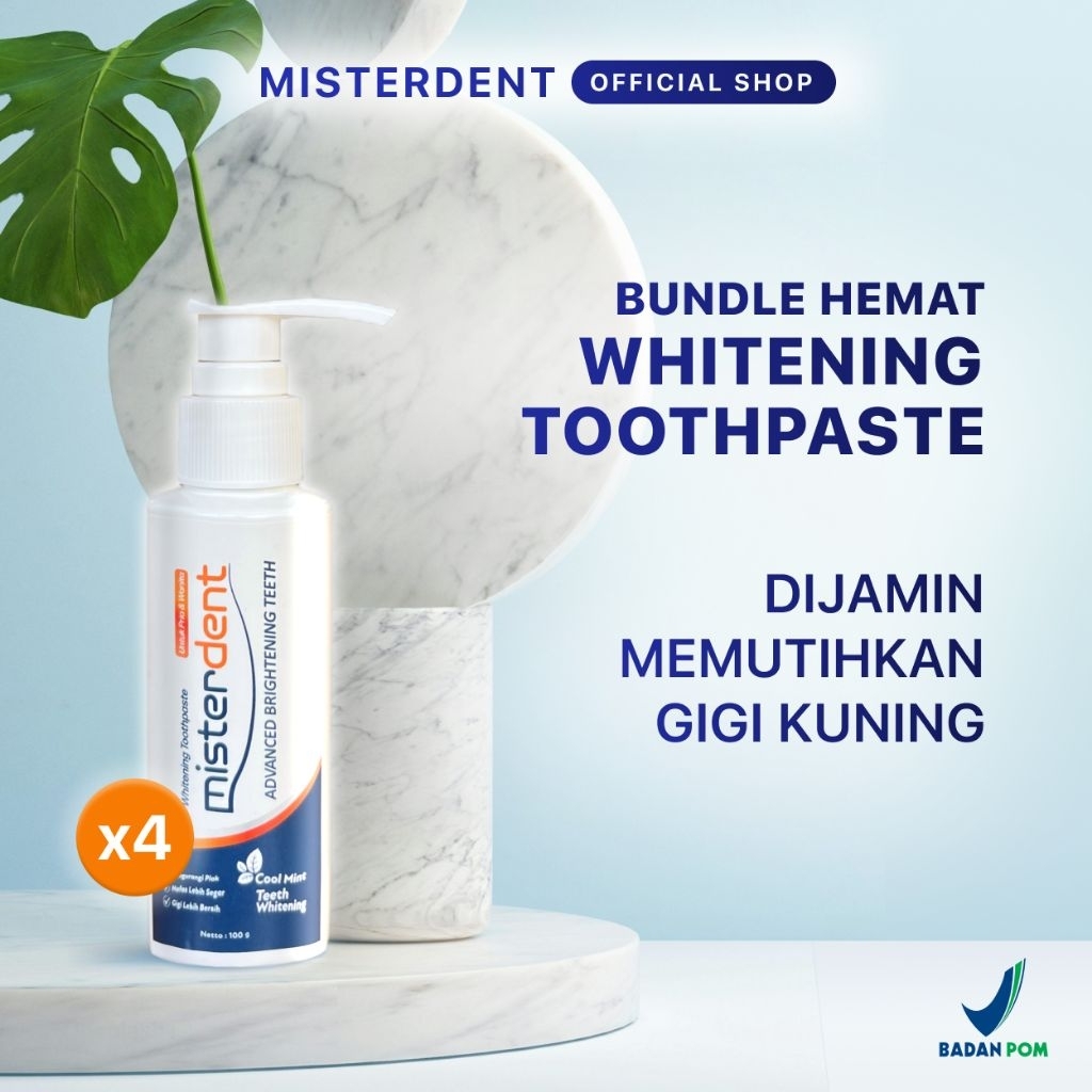 MISTERDENT Paket Hemat 4 Pcs